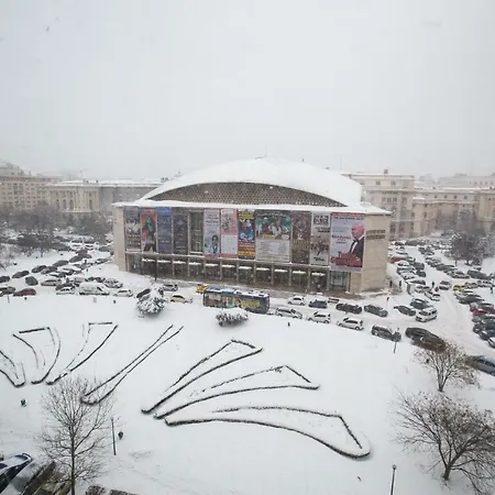 Palace Hall Studio Lägenhet Bukarest